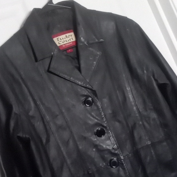 leather jacket Haband Tudor Court - Picture 3 of 10